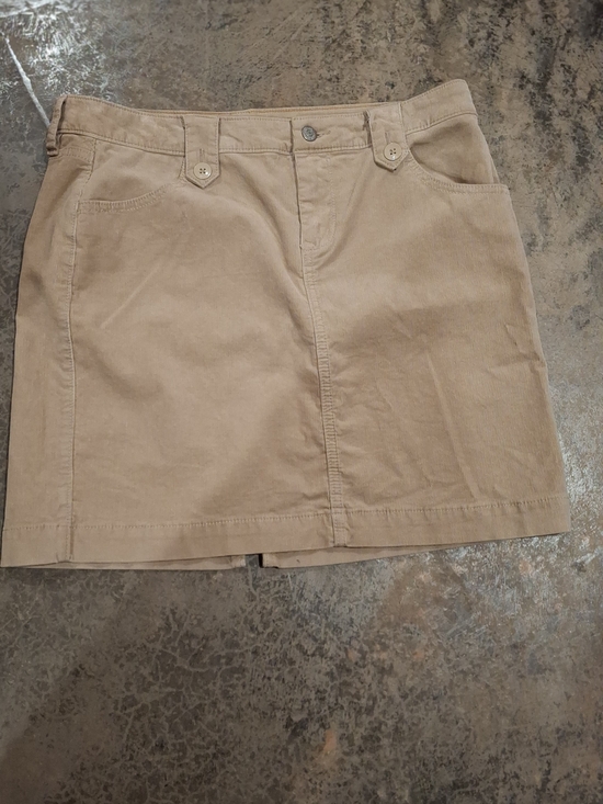 Old Navy Dresses & Skirts - Old Navy Tan Corduroy Mini Skirt